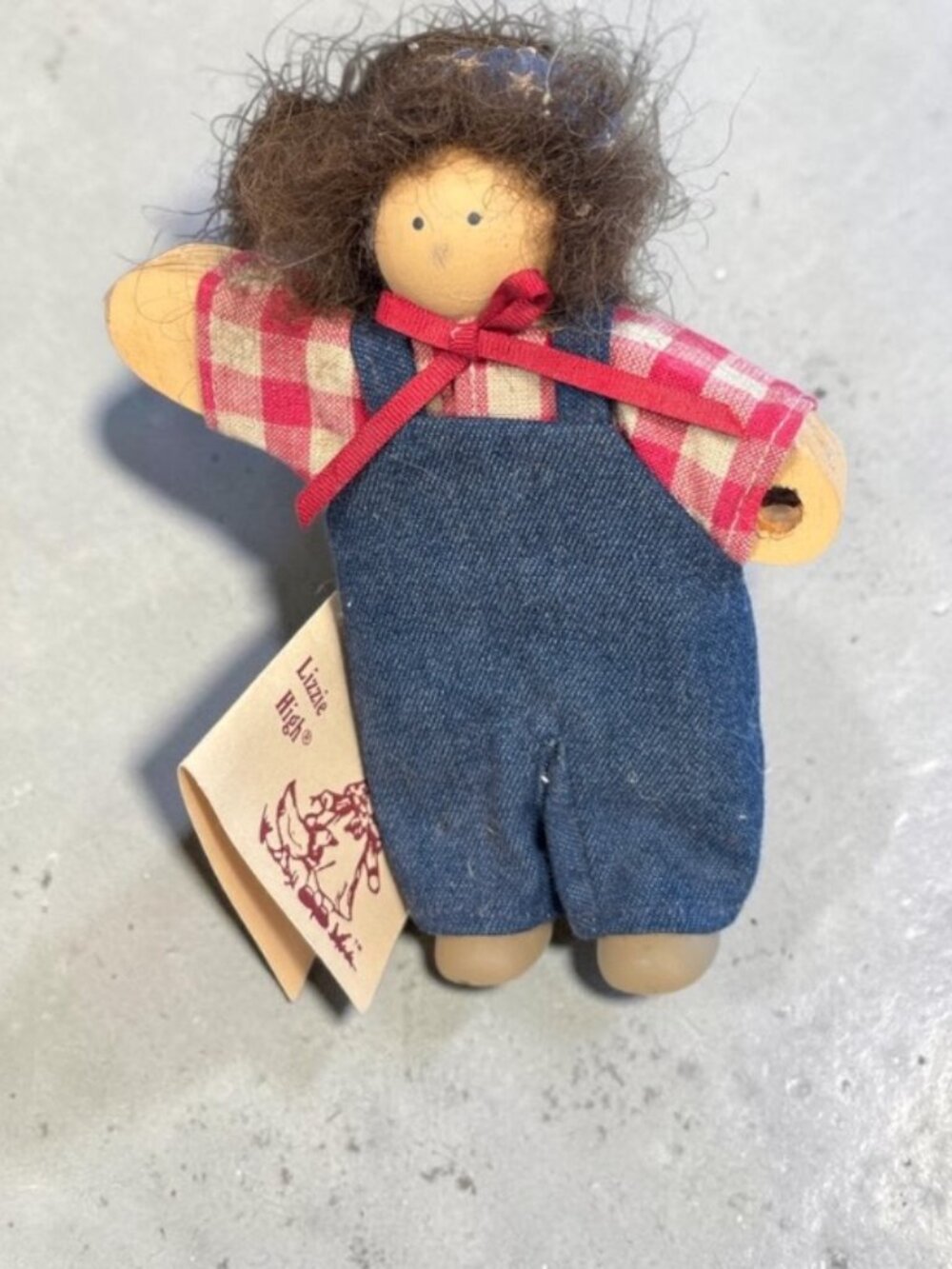 Vintage 1993 Lizzie High Little Ones 4th of July Patriotic Folk Doll